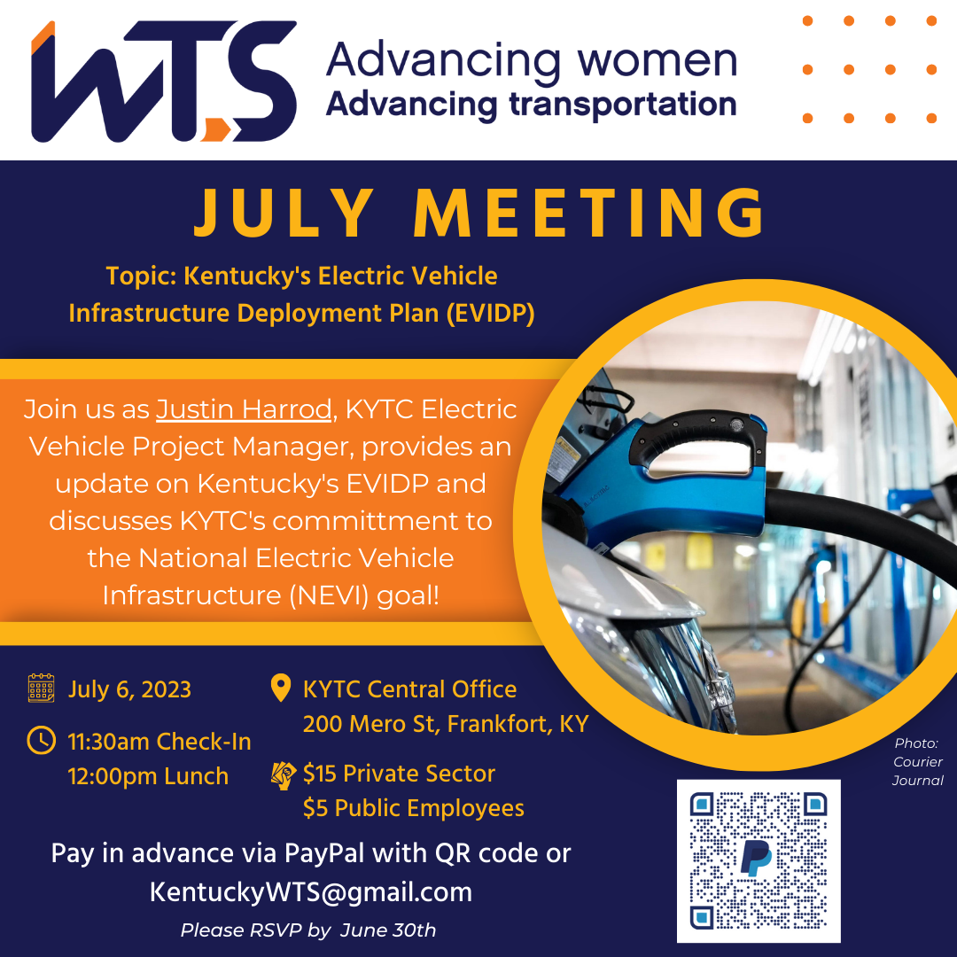 Kentucky's Electric Vehicle Infrastructure Deployment Plan (EVIDP) WTS